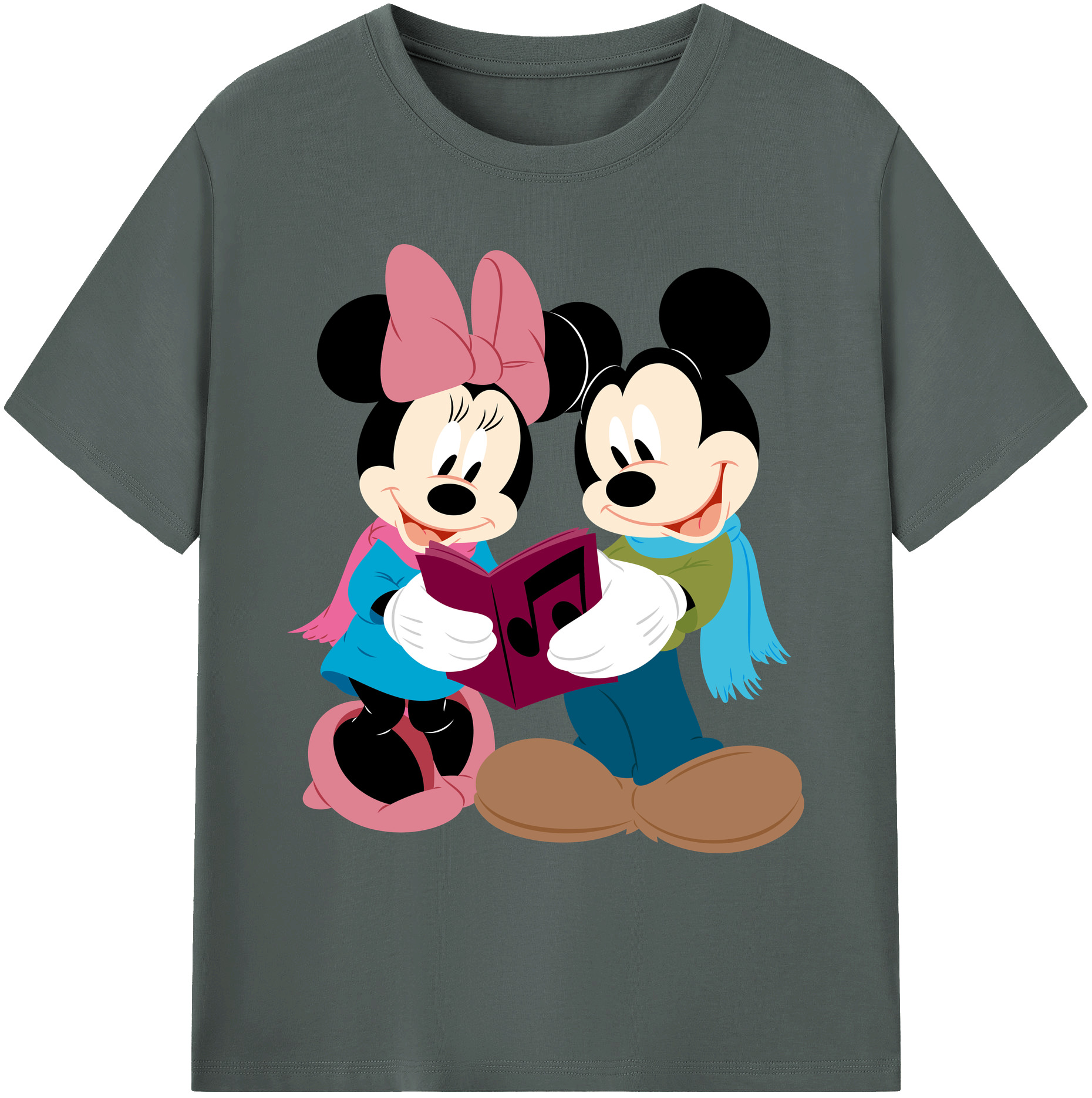 ミッキーマウス Mickey Mouse 綿100％ メンズ半袖Tシャツ｜肌触りやわらか＆通気性